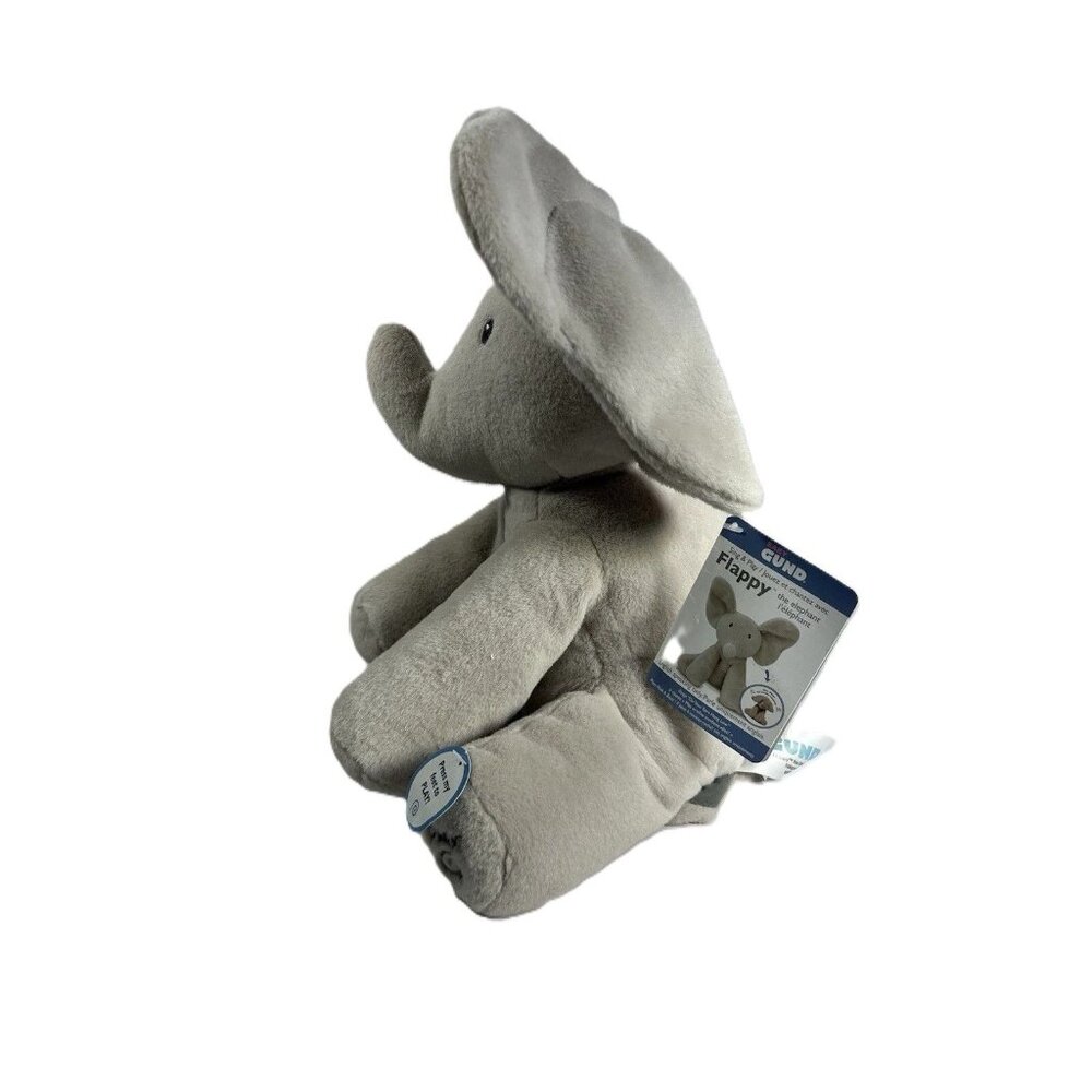 Flappy the Elephant by Baby Gund Animated Sings and Plays Peek-a-Boo See Video - Picture 3 of 6
